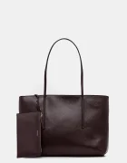 Calvin Klein tote bag pentru femei cu imitație de piele