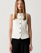 Calvin Klein vestă cu un singur rând de nasturi pentru femei