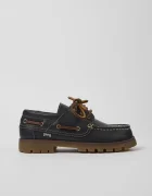 Camper mocasini din piele pentru copii