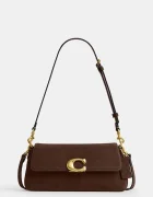 Coach geantă crossbody pentru femei din piele întoarsă Suade Jet Shoulder Bag