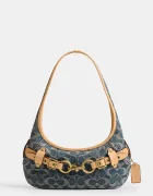 Coach hobo bag pentru femei din denim Belted Ergo Shoulder Bag 26