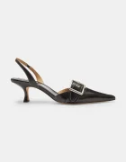 Coach pantofi cu toc stiletto din piele Margot Slingback