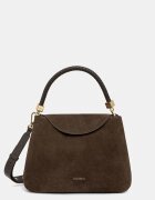COCCINELLE geantă crossbody pentru femei din piele întoarsă
