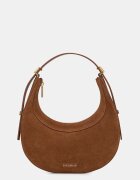 COCCINELLE geantă crossbody pentru femei din piele întoarsă