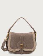 COCCINELLE geantă crossbody pentru femei din piele întoarsă