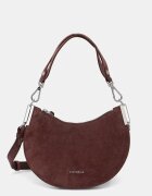 COCCINELLE geantă crossbody pentru femei din piele întoarsă