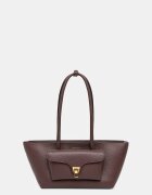 COCCINELLE geantă shopper pentru femei din piele DOUBLE BEAT