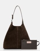 COCCINELLE hobo bag pentru femei din piele întoarsă