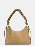 COCCINELLE hobo bag pentru femei din piele întoarsă BOHEME SUEDE BIMATERIAL