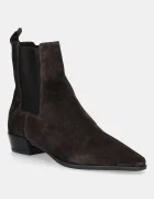 Copenhagen botine din piele întoarsă