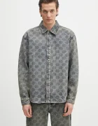 Daily Paper cămașă din bumbac Shield Laser Denim Shirt