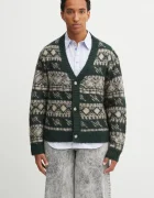 Daily Paper cardigan din amestec de lână Pattern Check