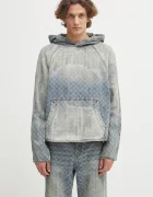 Daily Paper hanorac din denim Destroyed Denim Hoodie