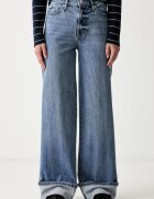 DKNY blugi wide leg pentru femei