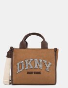 DKNY geantă pentru femei cu imitație de piele întoarsă