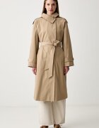 DKNY palton pentru femei cu bumbac