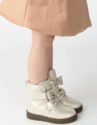 Donsje ghete de iarnă pentru copii din piele Isa Exclusive Boots