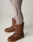 Donsje ghete de iarnă pentru copii din piele Wadudu Special Boots Stag