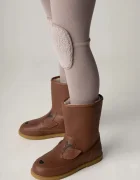 Donsje ghete de iarnă pentru copii din piele Wadudu Special Boots Stag