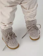 Donsje ghete de zăpadă din piele pentru copii Ceesa Shoes