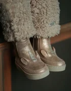 Donsje ghete scurte pentru copii din piele Kheera Boots Unicorn