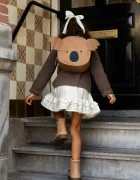 Donsje ghiozdan pentru copii din piele Umi Schoolbag Koala