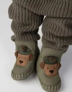 Donsje încălțăminte pentru bebeluși din nubuck Junus Booties Terrier