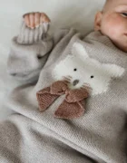Donsje pulover pentru copii din lână merino Denna Merino Wool Sweater Cat