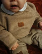 Donsje pulover pentru copii din lână merino Sibbe Merino Wool Sweater Bear