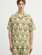 Drôle de Monsieur cămașă cu in Chemise Lin Tapisserie Florale
