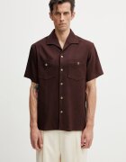 Drôle de Monsieur cămașă pentru bărbați cu vâscoză Chemise a Poches Viscose