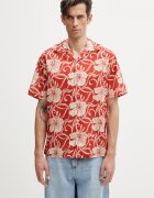 Drôle de Monsieur cămașă pentru bărbați din bumbac Hibiscus Monoramme