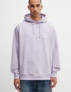 Drôle de Monsieur hanorac cu glugă pentru bărbați din bumbac Le Hoodie Slogan