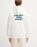 Drôle de Monsieur hanorac cu glugă pentru bărbați din bumbac Vine Embroidered Slogan