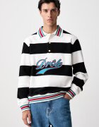 Drôle de Monsieur hanorac pentru bărbați din bumbac Drule Embroidered