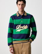 Drôle de Monsieur hanorac pentru bărbați din bumbac Drule Embroidered