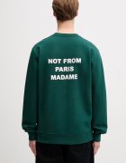 Drôle de Monsieur hanorac pentru bărbați din bumbac Le Sweatshirt Slogan