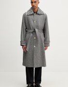 Drôle de Monsieur palton de lână Le Manteau Tweed