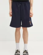 Drôle de Monsieur pantaloni scurți de trening pentru bărbați din bumbac Slogan Rose