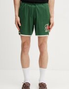 Drôle de Monsieur pantaloni scurți pentru bărbați cu bumbac Hibiscus