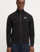 EA7 Emporio Armani hanorac cu fermoar pentru bărbați cu bumbac