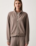 EA7 Emporio Armani hanorac cu fermoar pentru femei cu modal