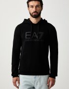 EA7 Emporio Armani hanorac cu glugă pentru bărbați din bumbac