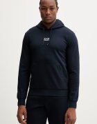 EA7 Emporio Armani hanorac cu glugă pentru bărbați din bumbac cu elastan