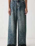Eleh blugi wide leg pentru femei