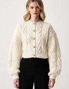 Elisabetta Franchi cardigan pentru femei cu lână de alpaca