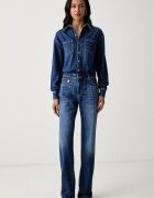 Elisabetta Franchi salopetă pentru femei din denim