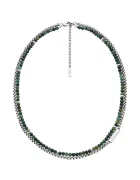 Emporio Armani colier pentru bărbați oțel inoxidabil agat Eagle Logo