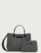 Emporio Armani geantă crossbody pentru femei cu amestec de lână