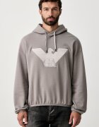 Emporio Armani hanorac cu glugă pentru bărbați din bumbac cu elastan